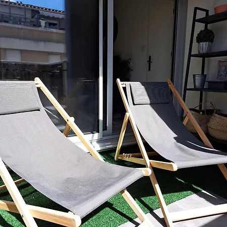 Appartement T2 Centre-ville Parking Sète